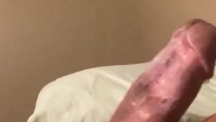 Masturbation big black cock