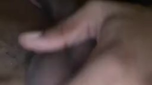 Long hard black curved dick 