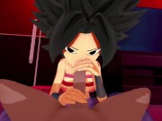 Caulifla Goes Full Super Saiyan For Cock 3D POV