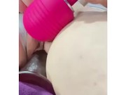 Fingers, Toys, Fuck Machine All Pussy Play Close up spray  11/16