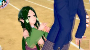 【エロゲーコイカツ！】ソードアートオンライン(SAO) 白井咲夜3DCG巨乳アニメ動画[Hentai Game Koikatsu! Shirai Sakuya(Anime 3DCG Video)]