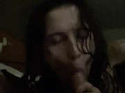 PETITE BRUNETTE TAKES ON BBC 2/16