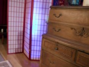 Yoga MILFs Get into Bondage As Jenevieve Hexxx Restrains Ariel X then uses a sex toy on her 15/16