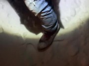 Girl Desperately Pisses Her Jeans In The Snow 15/16