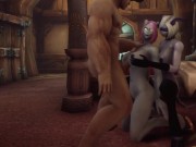 Human fucks Draenei Threesome ToA 2/16