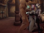 Human fucks Draenei Threesome ToA 4/16