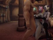 Human fucks Draenei Threesome ToA 7/16