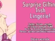 ♡Surprising Trish with Lingerie!♡ | blasian wannabe ASMR on YT 2/16