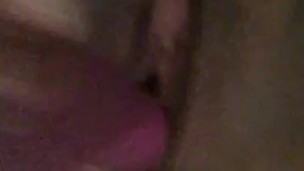 Solo female playing with tight pussy