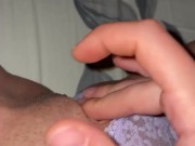 Got horny at my friends place and masturbated before going to bed, had to be silent - ABabyOF 15/16
