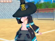 【エロゲーコイカツ！】炎炎ノ消防隊(Fire Force) 茉希尾瀬3DCG巨乳アニメ動画[Hentai Game Koikatsu! Maki Oze(Anime 3DCG Video)] 1/16