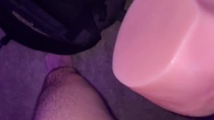 Vocally Fucking Toy Pussy and Keeps Fucking After Cumming