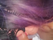 Horny big ass mom rides cock and gets cum in mouth. 15/16