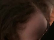 Ariel greets me after work with a blow job, and takes the cum shot on the face 10/16