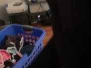 Ariel greets me after work with a blow job, and takes the cum shot on the face 16/16