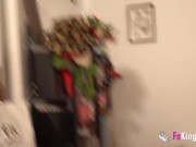 Annie is ready to do her first porn scene with a guy from her high! 9/16