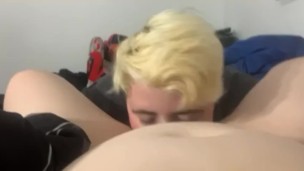 busty babe getting eaten out