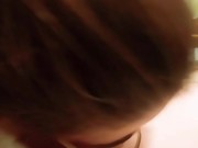 Tattooed Girl with Glasses Strokes Sucks and Swallows BWC 4/16