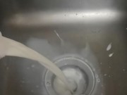 Poor sink gets from spoiled milk 8/16