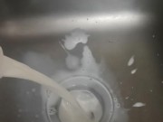 Poor sink gets from spoiled milk 9/16