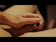 Jerking my Swedish dick. Edging orgasm, legs shaking and pulsating cum :) 16/16