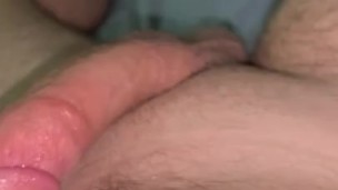 Watch me cum all over myself after stroking my lubed cock