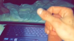 jerking off and cumshot