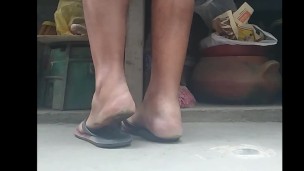 DIRTY FEET IN SANDALS