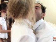 affluent women Caroline And Jodie orgy inside a manor 3/16