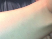 beautiful gives a hot blowjob and lets him come inside 14/16