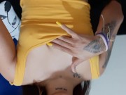 Schoolgirl strips for her stepbrother 2/16