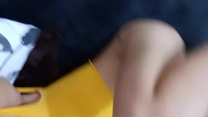 Schoolgirl strips for her stepbrother