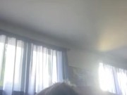 Horny Cum Guzzling Blonde MILF Deepthroats Young Cock