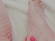 Hips, tits, booty, pussy, and feet teasing with cute socks on!  9/16