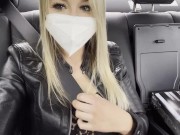 Teen real Orgasmus im Öffentlichen Taxi und erwischt !!!!! 6/16