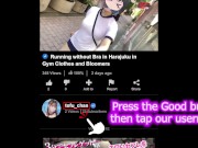 [Hentai]See-through panties showing off hairless pussy masturbation💖 11/16