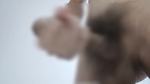 ドアップ巨根　大量射精