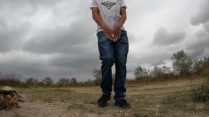 Little 18 Teen Boy Peeing Like a Girl
