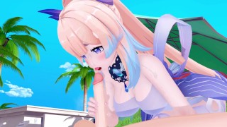 Sangonomiya Kokomi Genshin Impact 3D HENTAI 2/9 - RedTube