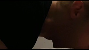Caught cheating husband suck and fuck straight BFF after party while wife lies next door