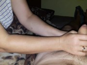Busty MILF playing with my dick 3/16