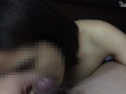My Asian GF give me a blowjob and cum in her mouth 12/16