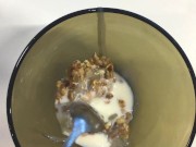 I'm cooking dinner with cum for my step sister 13/16