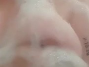 Sexy shower and blowjob/cumshot