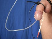 Hot orgasm from sounding ESTIM to cum in the tubule 2/16