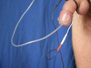 Hot orgasm from sounding ESTIM to cum in the tubule 4/16