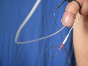 Hot orgasm from sounding ESTIM to cum in the tubule 7/16