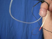 Hot orgasm from sounding ESTIM to cum in the tubule 8/16