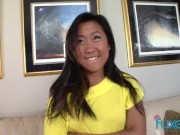 Pretty Asian girlfriend fucked