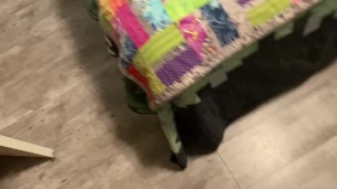 Panties sniffing POV. Roommate panties sniffing 